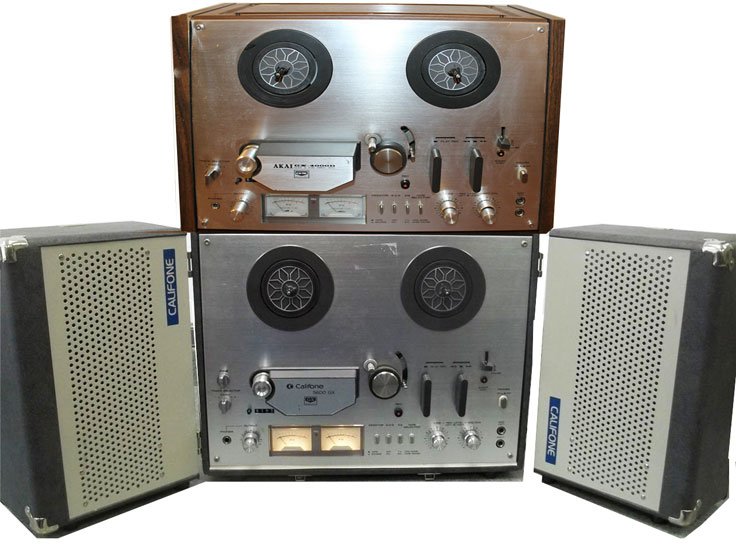 Akai and Califone units