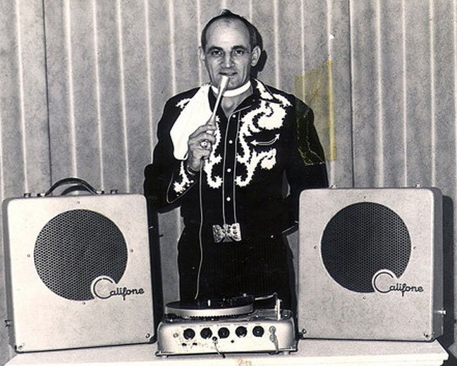 Square Dancer with Califone equipment