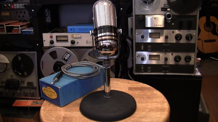 Working Calrad 500C art decco vintage great display microphone for sale