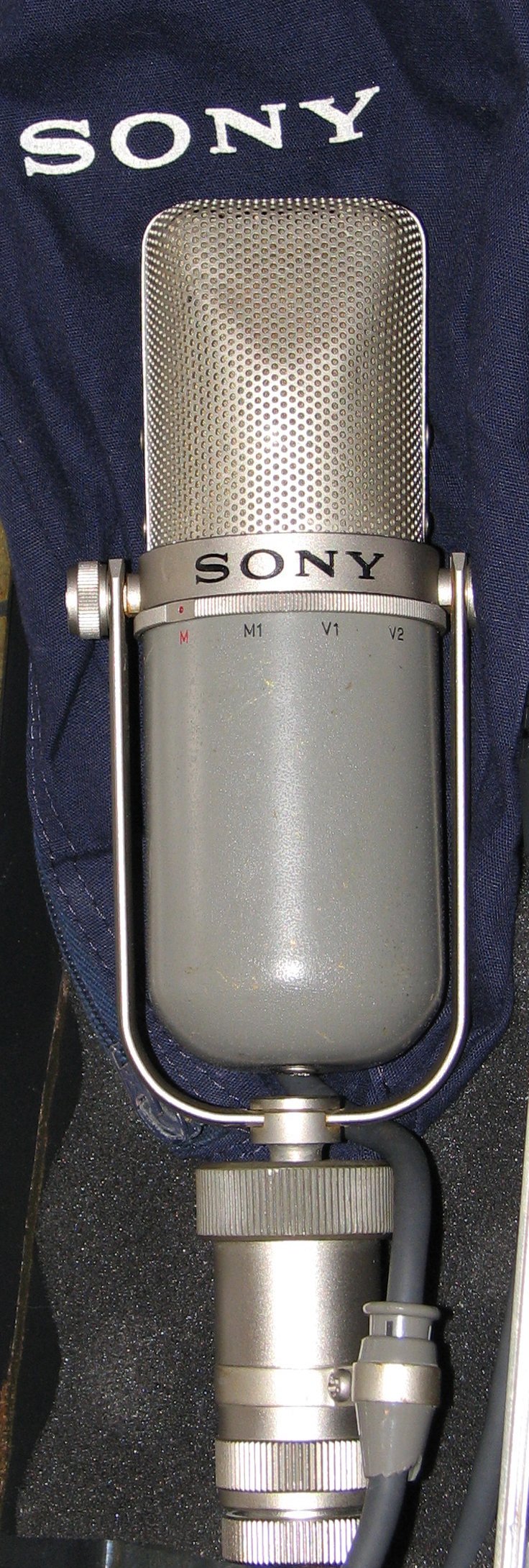 Sony C37P microphone in Phantom Productions' vintage recording collection