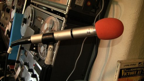 Sony Electret Condenser microphone in Phantom Productions vintage recording collection