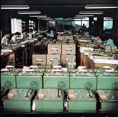 Sony reel tape recorders being built in the Museum of Magnetic Sound Recording