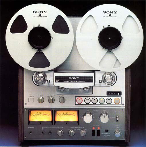 1978 ad for the Sony TC-765 the last reel to reel tape recorder made by Sony in Phantom Productions' vintage recording collection