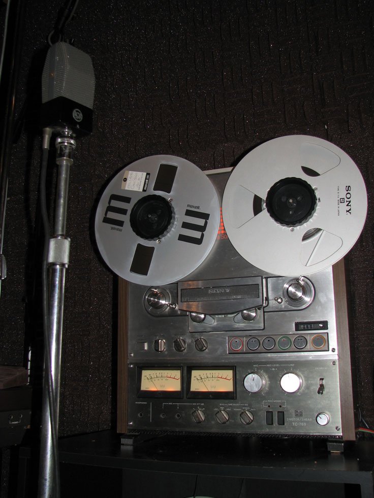 Sony TC-765 the last reel to reel tape recorder made by Sony in Phantom Productions' vintage recording collection
