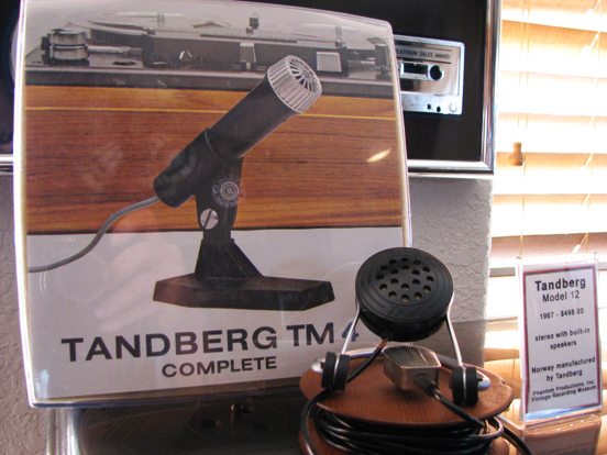 Tandberg TM-4 microphone in   Phantom Productions vintage microphone and recording equipment collection