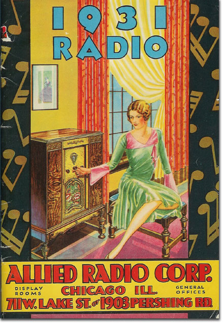 picture of 1931 Allied Radio catalog cover