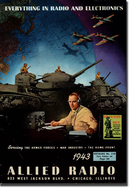 picture of cover of 1943 Allied radio catalog