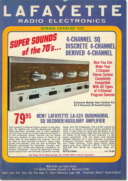 picture of 1972 Spring Lafayette Radio catalog