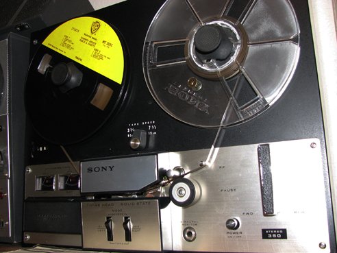 Sony TC-350 in Phantom Productions' vintage reel tape recorder collection