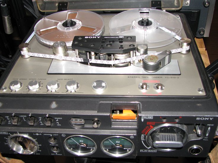 Sony 510 in Phantom Productions, Inc. vintage reel tape recorder collection