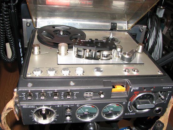 Sony 510 in Phantom Productions, Inc. vintage reel tape recorder collection