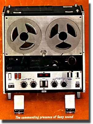 picture of Ad for Sony 600 tape recorder