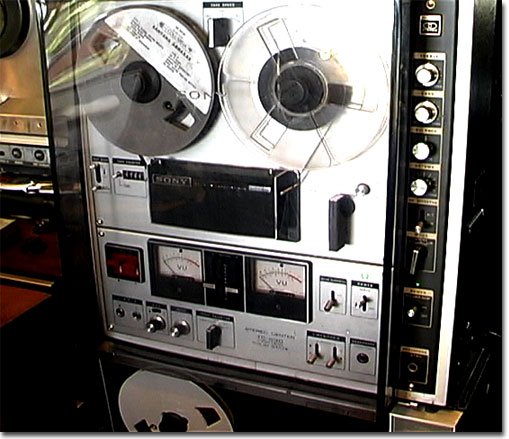 Sony 630 Stereo Control Center reel tape recorder with dust cover