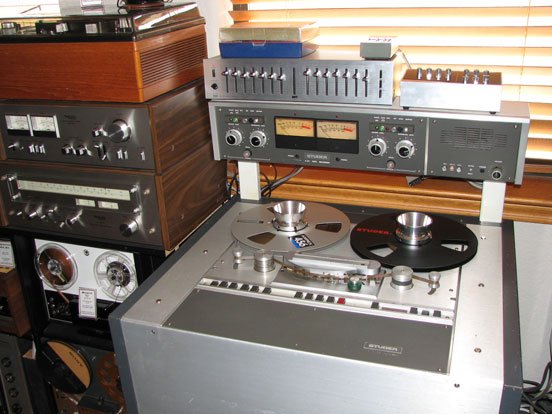Studer B67 in Phantom Productions, Inc. vintage reel tape recorder collection