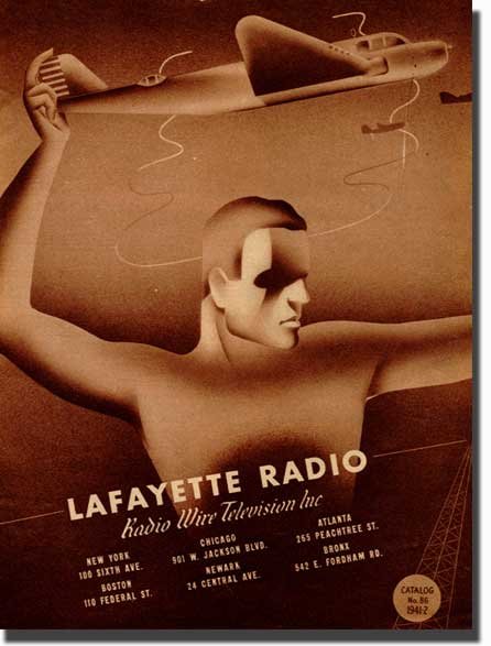 picture of cover of 1941-42 Lafayette Radio catalog