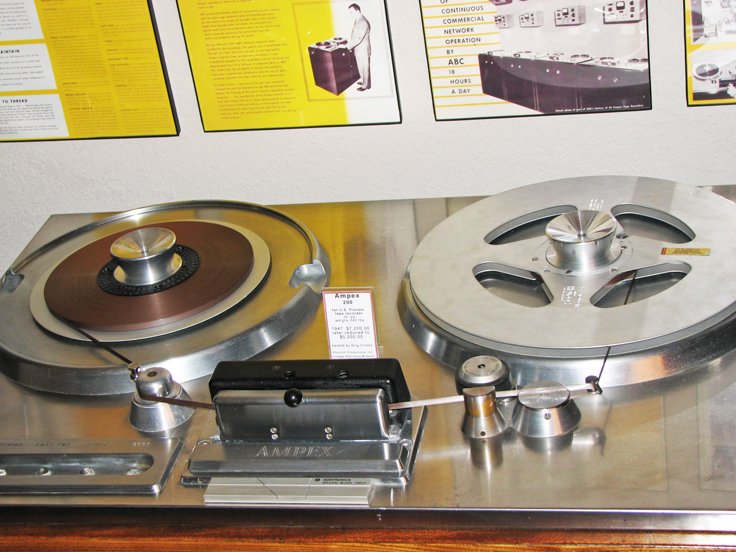 Phantom Productions, Inc.'s Ampex 200-A on display at the Phantom studio