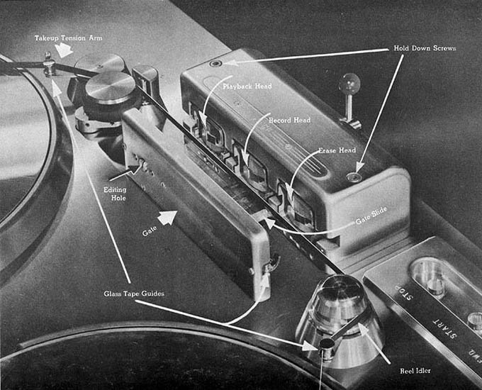 Ampex 200-A original headblock
