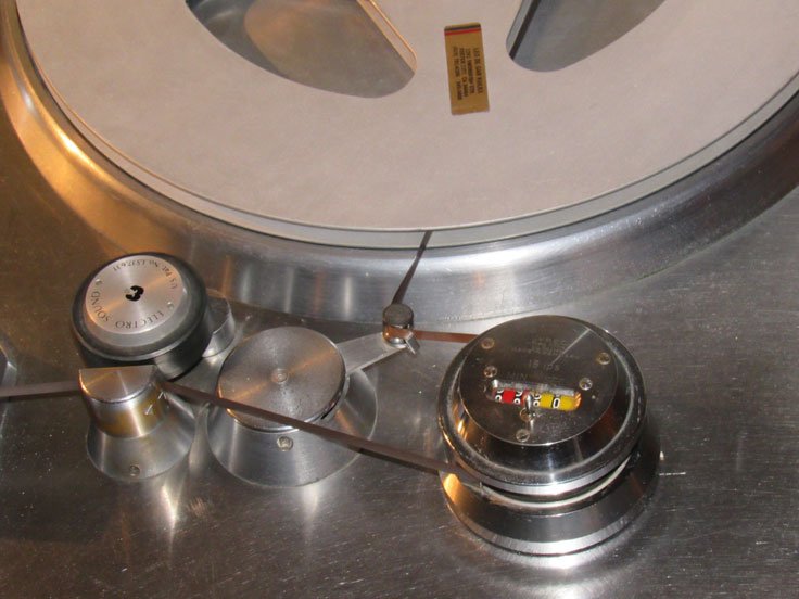 Lyrec TIM-4 counter on our Ampex 200A reel to reel tape recorder in the Reel2ReelTexas.com vintage recording collection