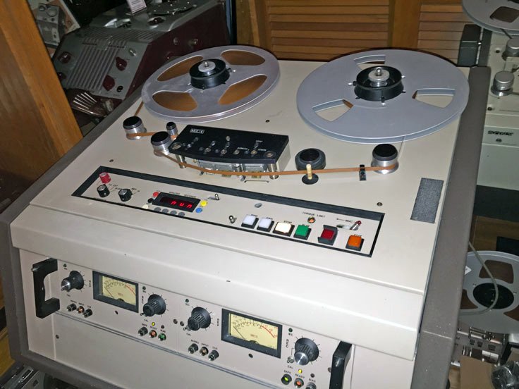 MCI JH-110 professional reel to reel tape recorder in the Reel2ReelTexas.com vintage recording collection