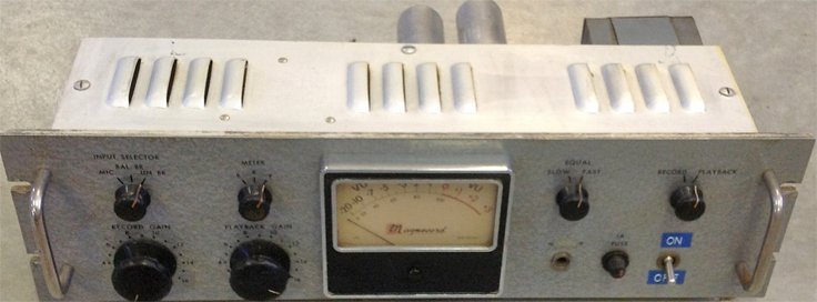 Magnecord P 63 tape deck with the P-60C amplifier in the Reel2ReelTexas.com's vintage recording collection