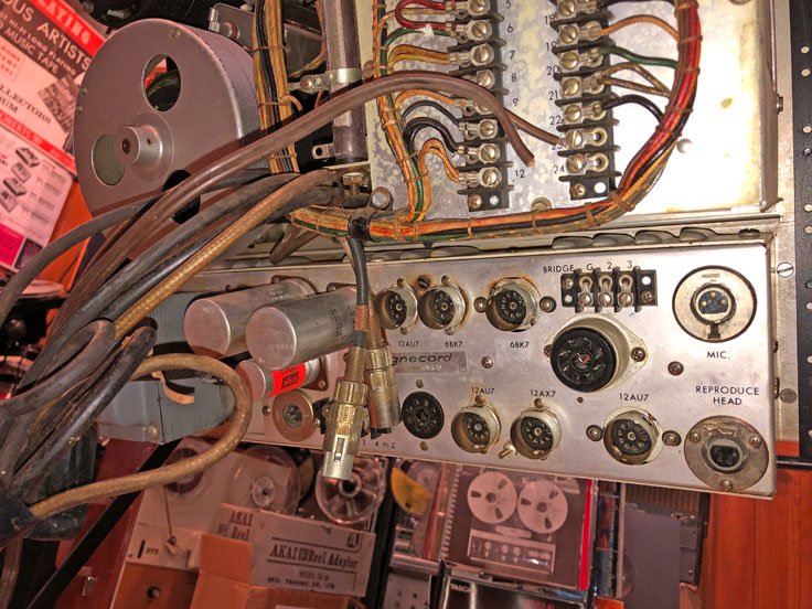 1956 Magnecord P63 pro reel tape recorder with P60 preamp in the Reel2ReelTexas.com vintage recording collection