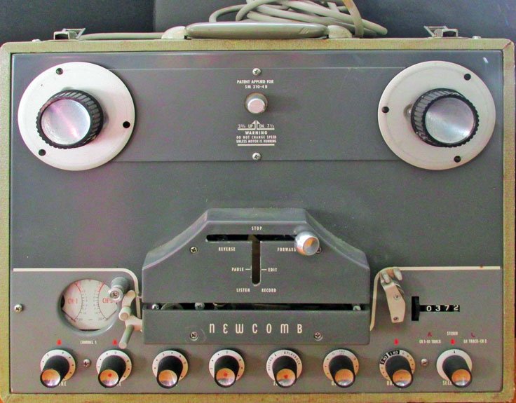 Newcomb Audio Products SM 310 B reel tape recorcer in the Reel2ReelTexas.com vintage recording collection