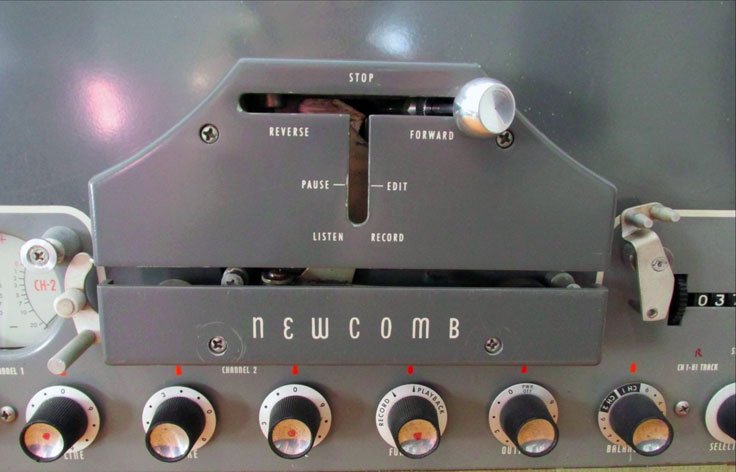 Newcomb Audio Products SM 310 B reel tape recorcer in the Reel2ReelTexas.com vintage recording collection