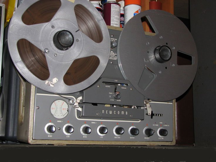 Newcomb Audio Products SM 310 B reel tape recorcer in the Reel2ReelTexas.com vintage recording collection