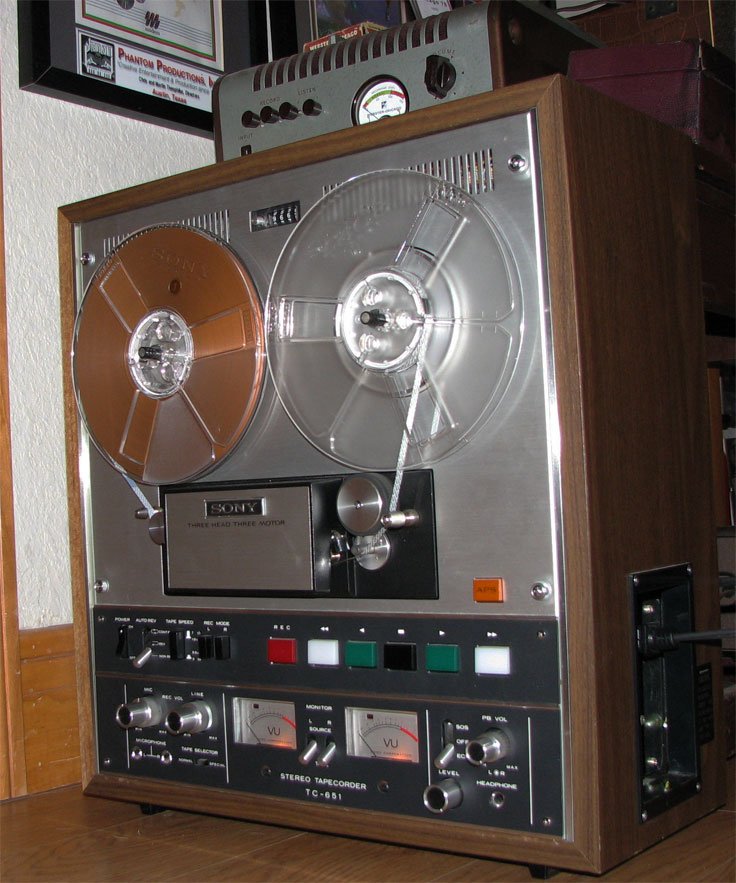 Sony TC-651 donated by Don Nattinger to the Reel2ReelTexas collection