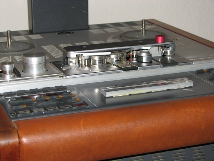 Studer A807 professional reel to reel tape recorder in the Reel2ReelTexas.com's vintage recording collection