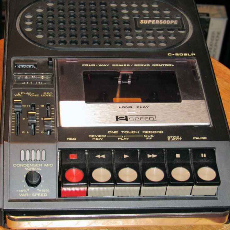 Superscope/Marantz CassetteC 202 LP in the Reel2ReelTexas.com vintage recording collection