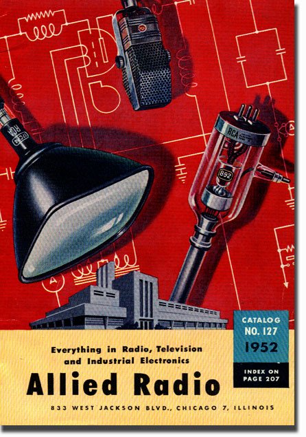 picture of 1952 Allied Radio catalog cover
