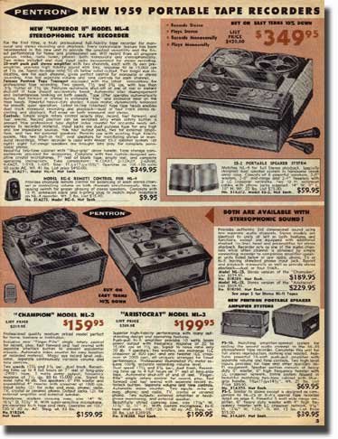 picture of the cover of the 1959 Burstein Applebee Radio recording items for sale