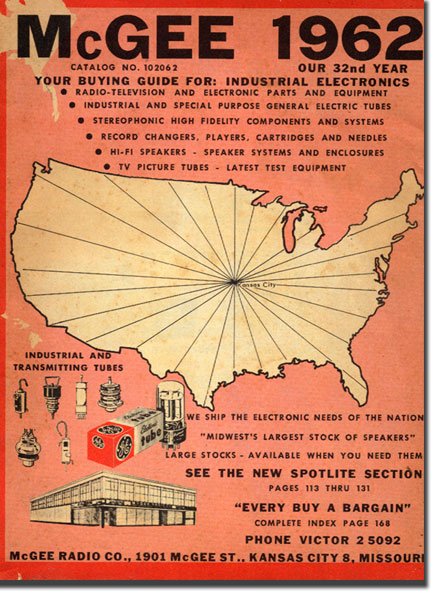 picture of 1962 McGee catalog