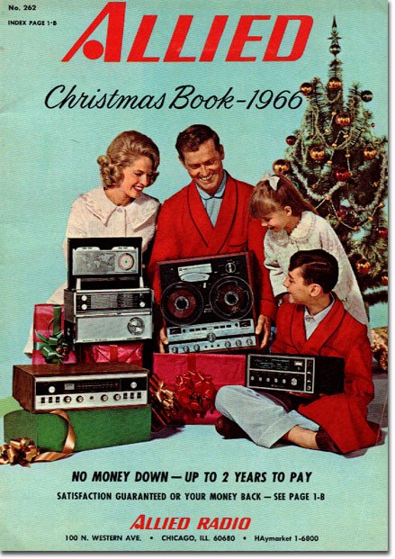 picture of 1966 Allied Radio Christmas Sale catalog