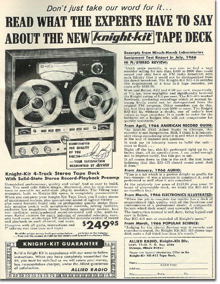 Phantom Productions reel to reel tape recorder 1908 ad collection