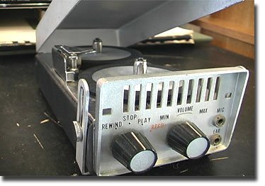 picture of Lloyd's minature tape recorder