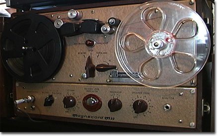 Magnecorder M30, M33 reel to reel tape recorder in the Reel2ReelTexas.com's vintage recording collection