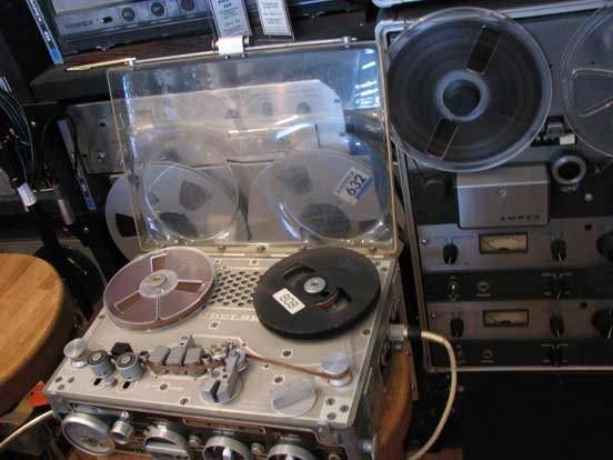 Nagra III professional reel tape recorder in Reel2ReelTexas' vintage reel to reel tape recorder collection