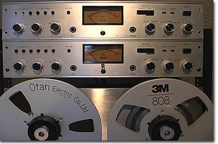 Otari TD7500 reel tape deck with 2 AF-206 recording amplifiers in the Reel2ReelTexas.com's vintage recording collection