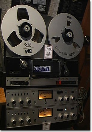 Otari TD7500 reel tape deck with 2 AF-206 recording amplifiers in the Reel2ReelTexas.com's vintage recording collection