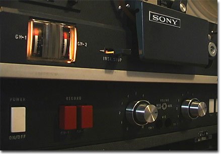 picture of Sony 500A tape recorder